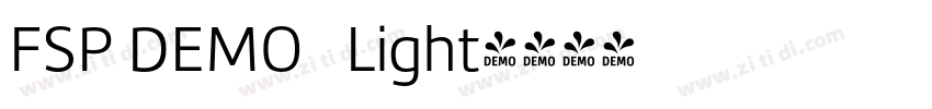 FSP DEMO   Light字体转换